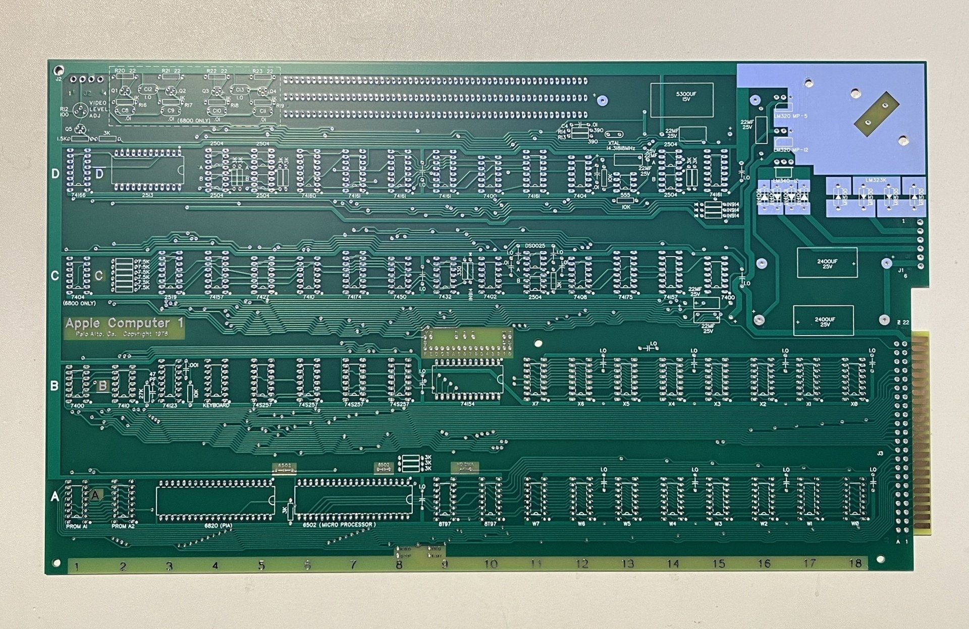 Apple-1 PCB Replica Apple-1 PCB Replica