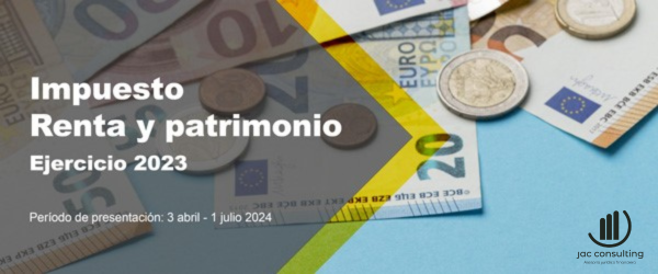 RENTA EJERCICIO 2023 IMPUESTO DE LA RENTA, IRPF