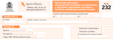 Modelo 232 de hacienda