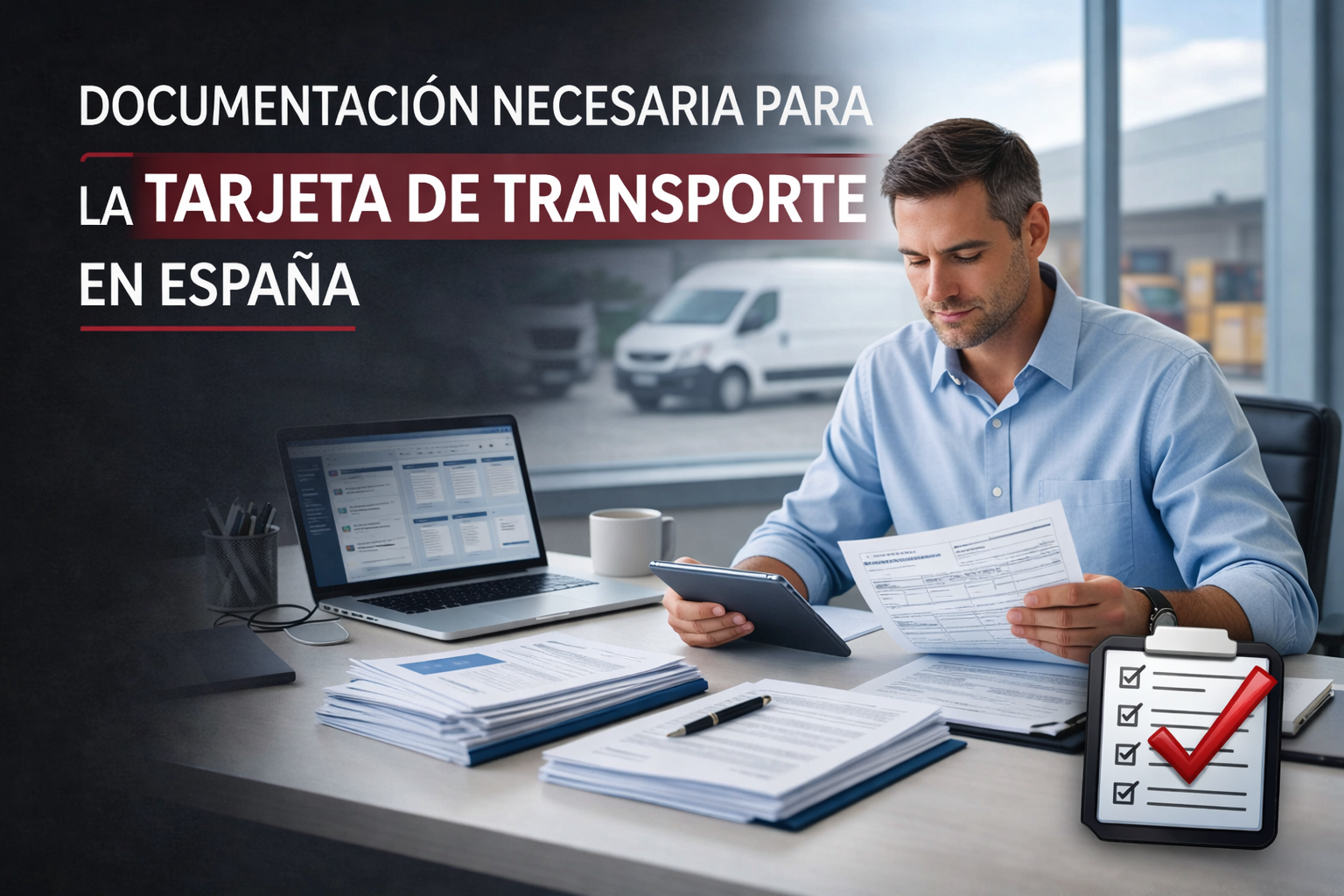 Lista de documentación para solicitar la tarjeta de transporte de mercancías como operador logístico