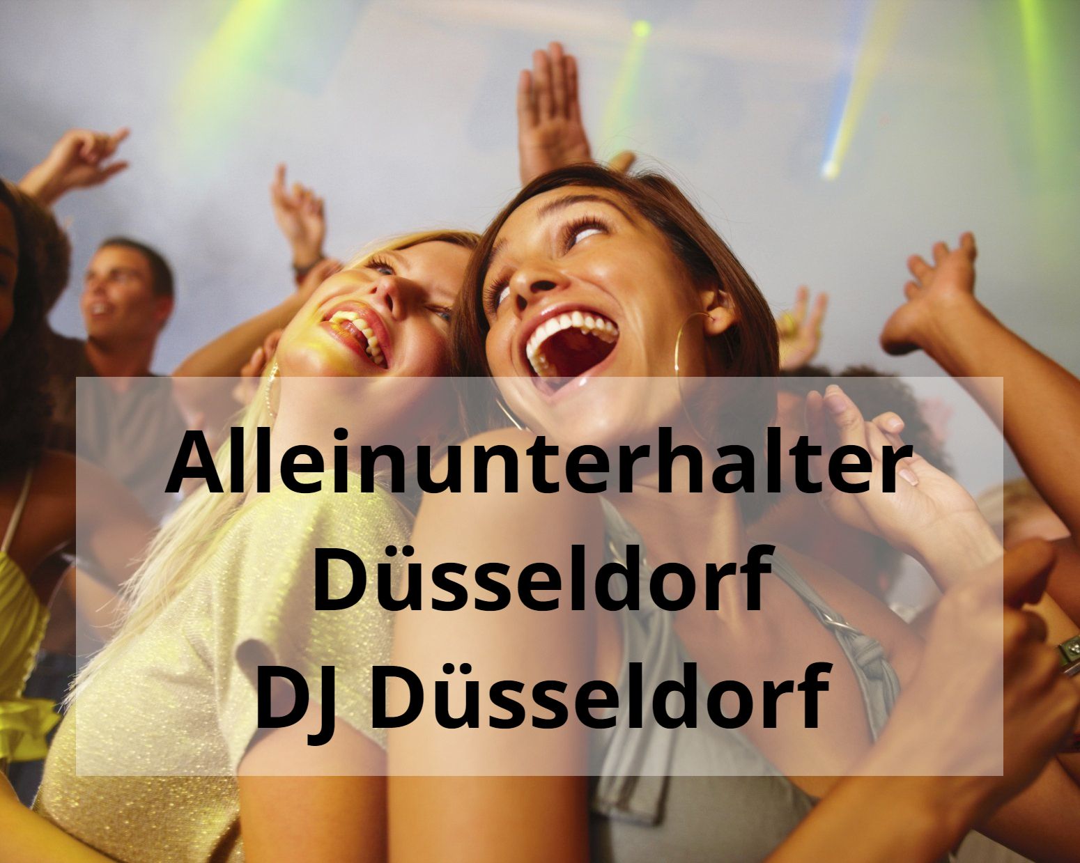 Alleinunterhalter Düsseldorf für alle Veranstaltungen