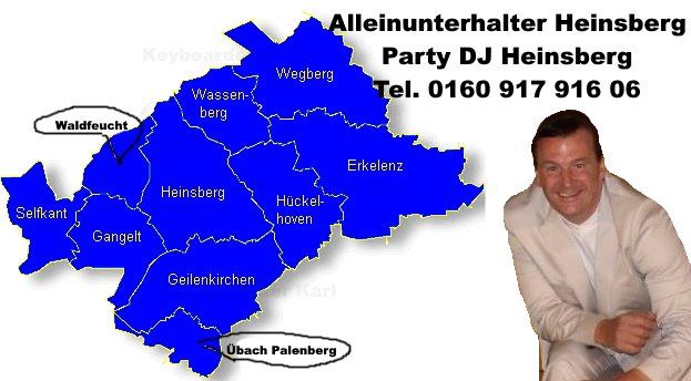 Alleinunterhalter Heinsberg und DJ Heinsberg zum Party Festpreis