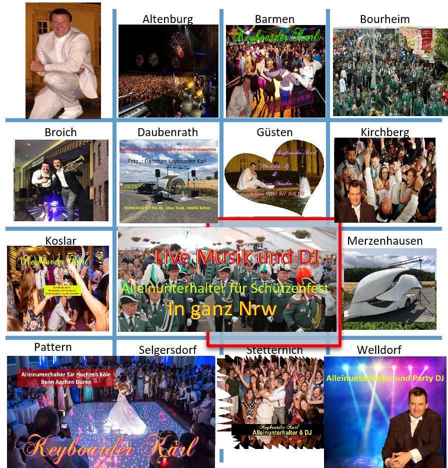 Alleinunterhalter Jülich mit Live Musik und DJ Jülich