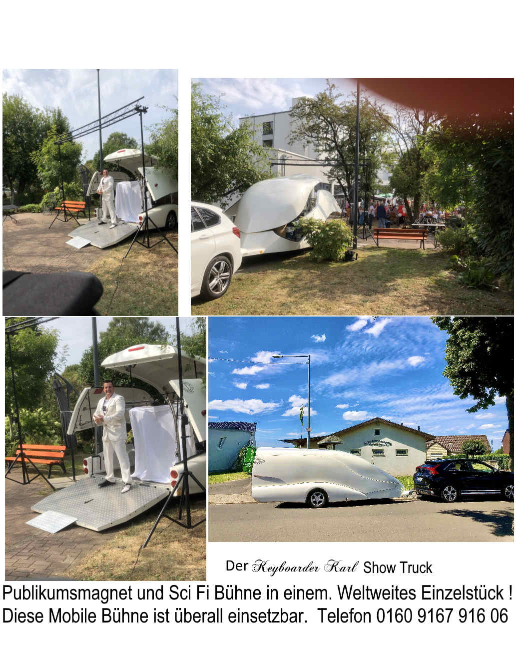 Alleinunterhalter Keyboarder Karl Open Air beim Weihnachtsmarkt / Oktoberfest. Buchen Sie hier den Alleinunterhalter Keyboarder Karl Open Air für zum Beispiel Weihnachtsmarkt Veranstaltungen oder Oktoberfest Events mit seiner Open Air Bühne. Ob nun im Kreis Aachen , Kreis Düren oder Jülich sowie zum Beispiel im Kreis Duisburg, Wuppertal oder auch im Kreis Bonn spielt keine Rolle. Der Keyboarder Karl Show Truck ist quasi überall einsetzbar.