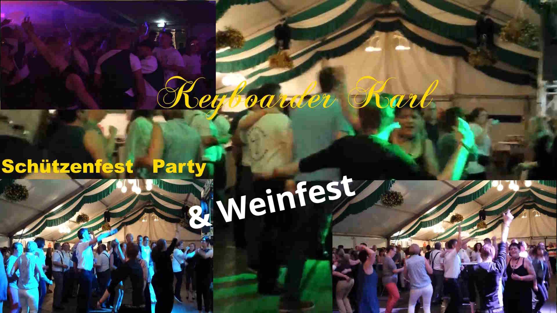 Schützenfest - Weinfest - Alleinunterhalter und Dj Keyboarder Karl Weinfest Alleinunterhalter und DJ NRW