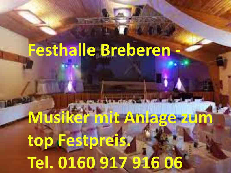 Festhalle Breberen Kreis Heinsberg - Alleinunterhalter und DJ Keyboarder Karl