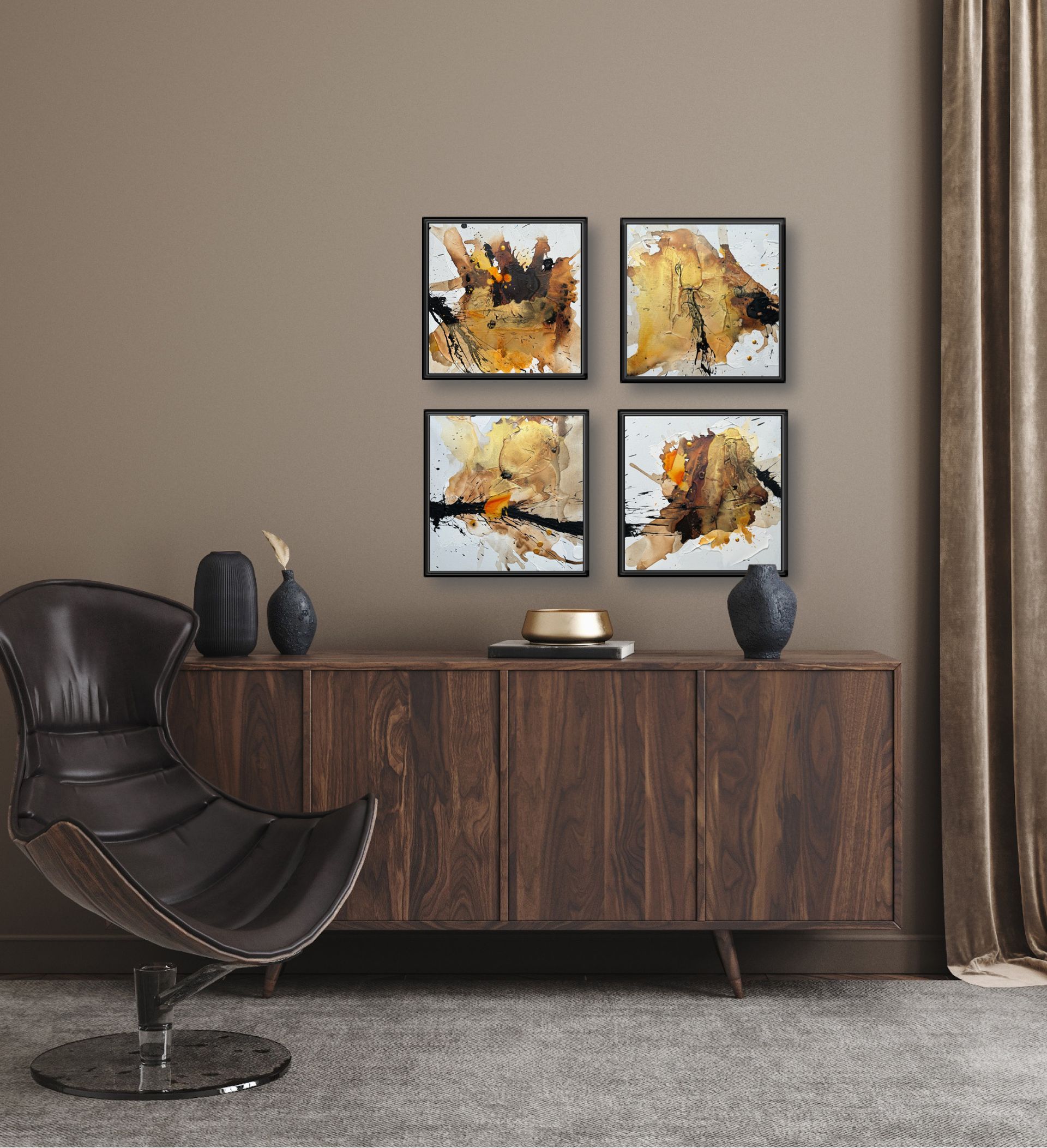 Abstraktes Gemälde Mallorca Serie Sarah Weiss