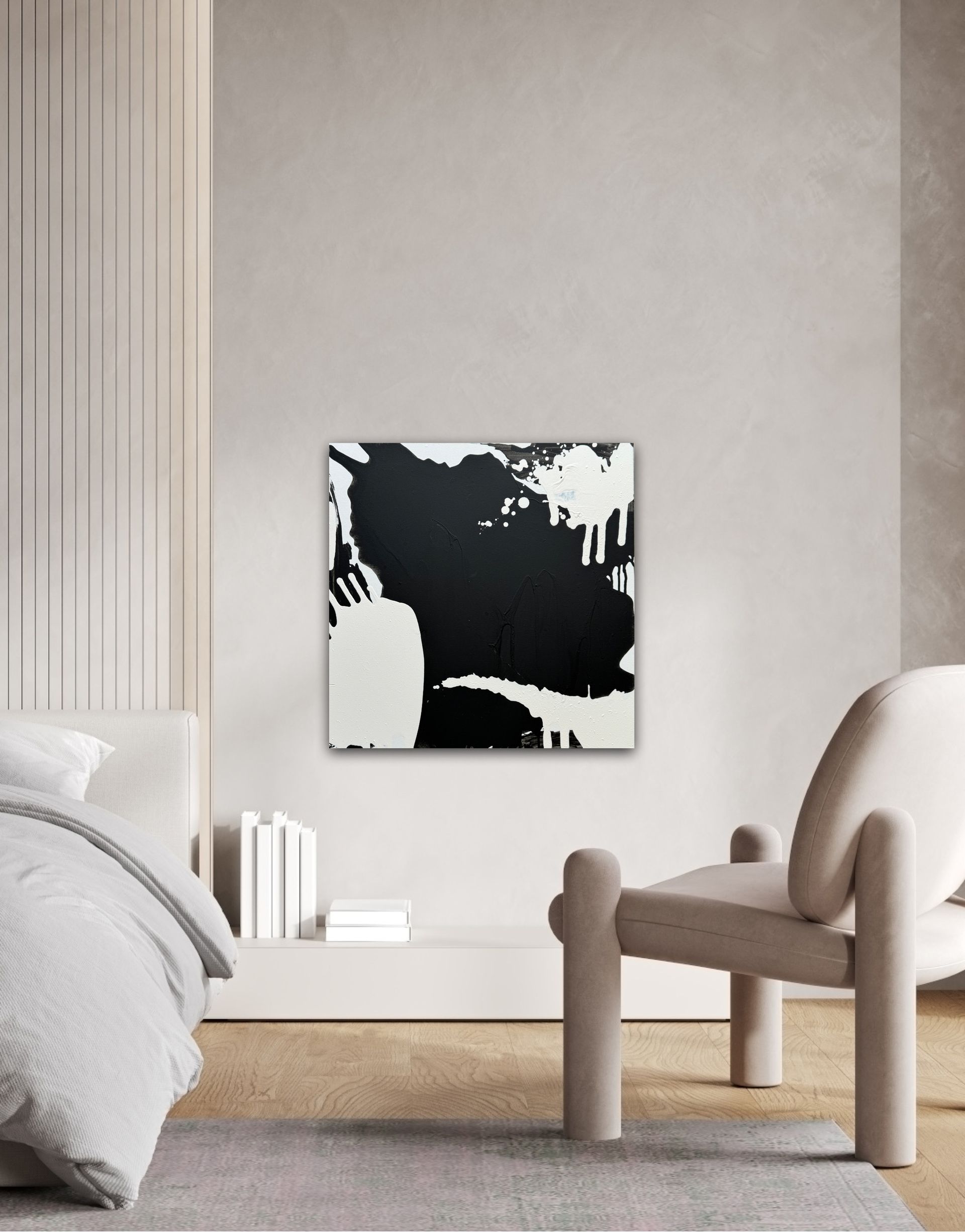 Abstraktes Gemälde Phases Serie Sarah Weiss