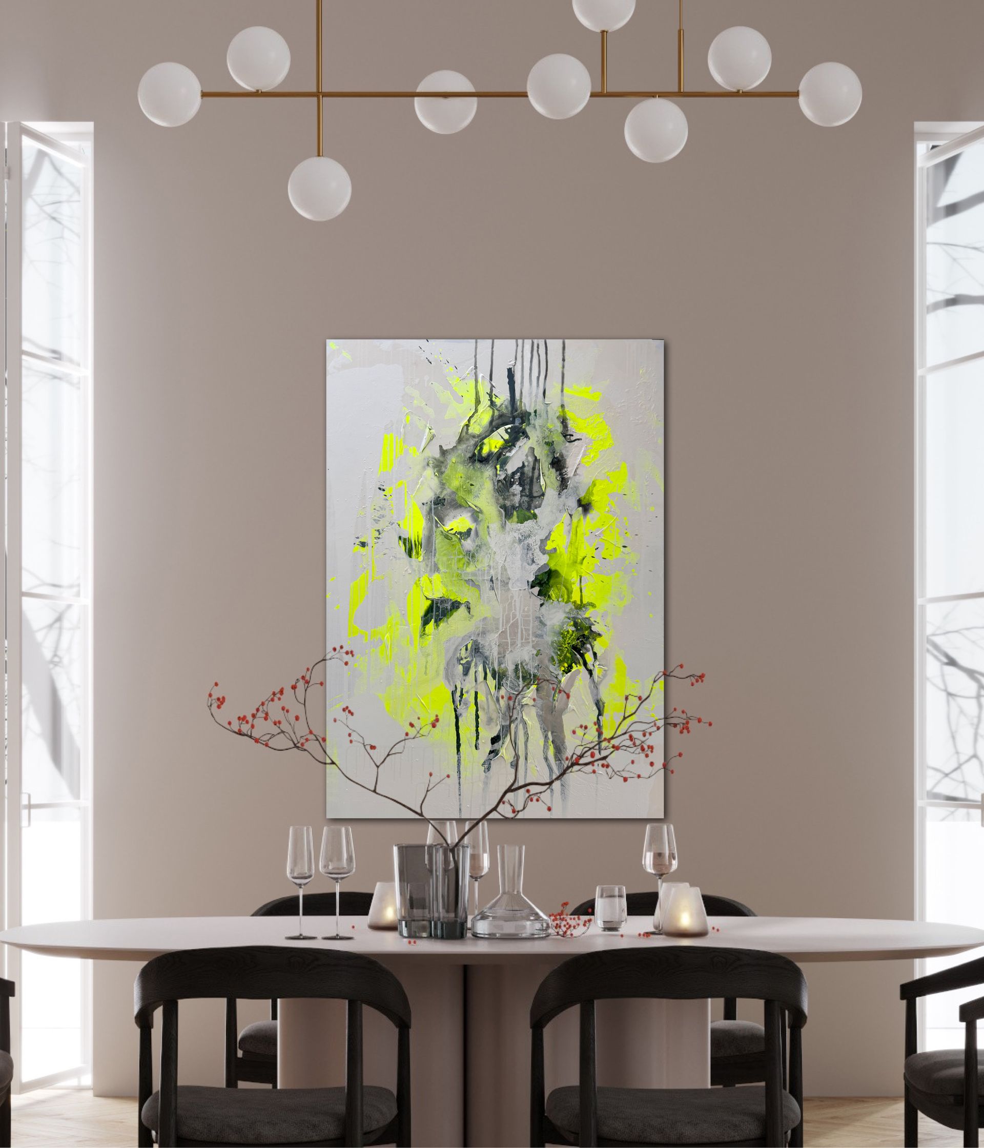 Abstraktes Gemälde Mallorca Serie Sarah Weiss