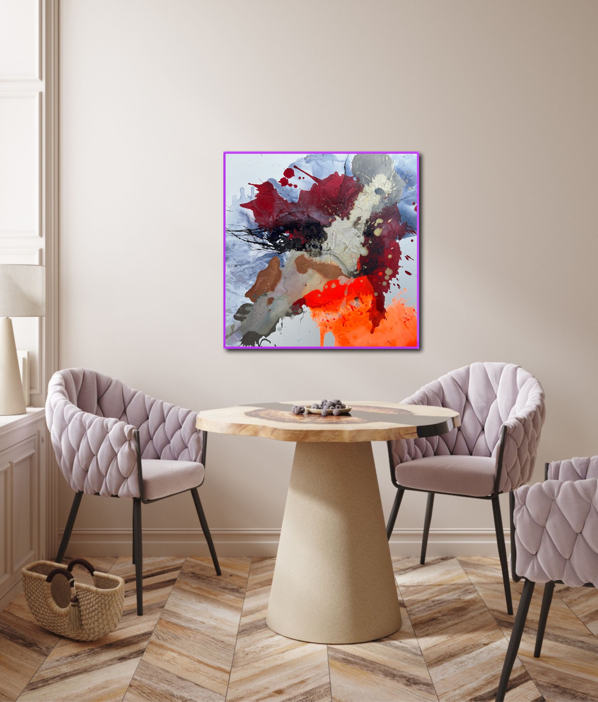 Abstraktes Gemälde Mallorca Serie Sarah Weiss