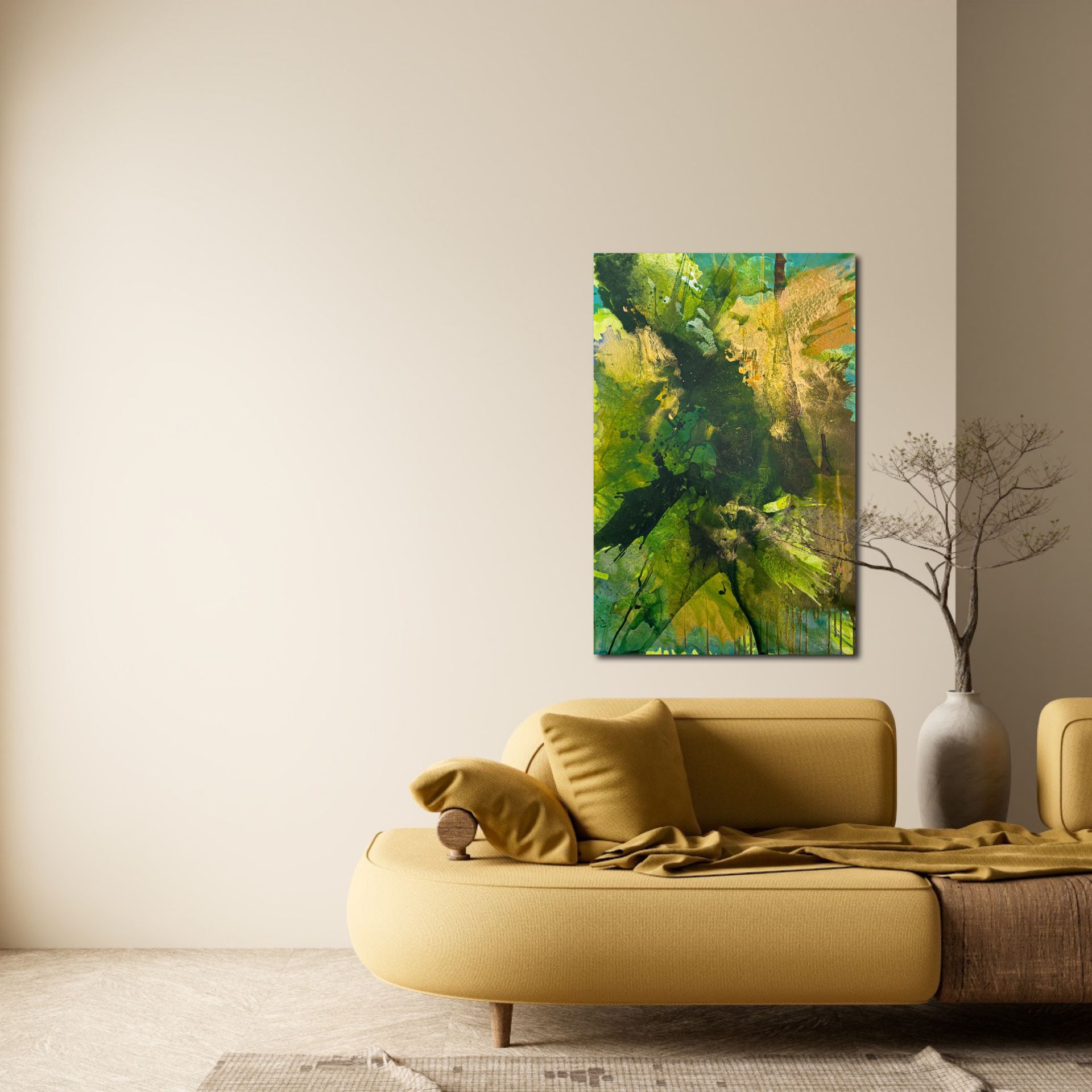 Abstraktes Gemälde Mallorca Serie Sarah Weiss