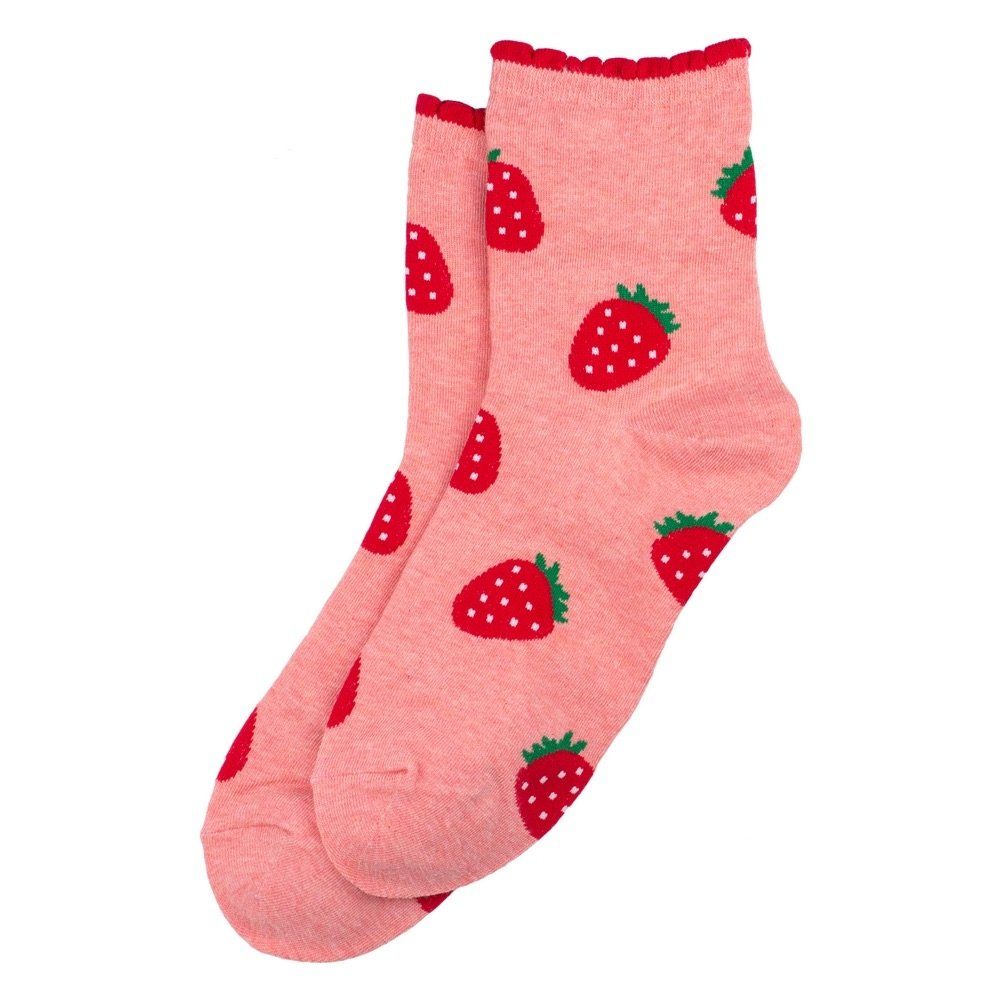 J0Ecool Strawberry Socks