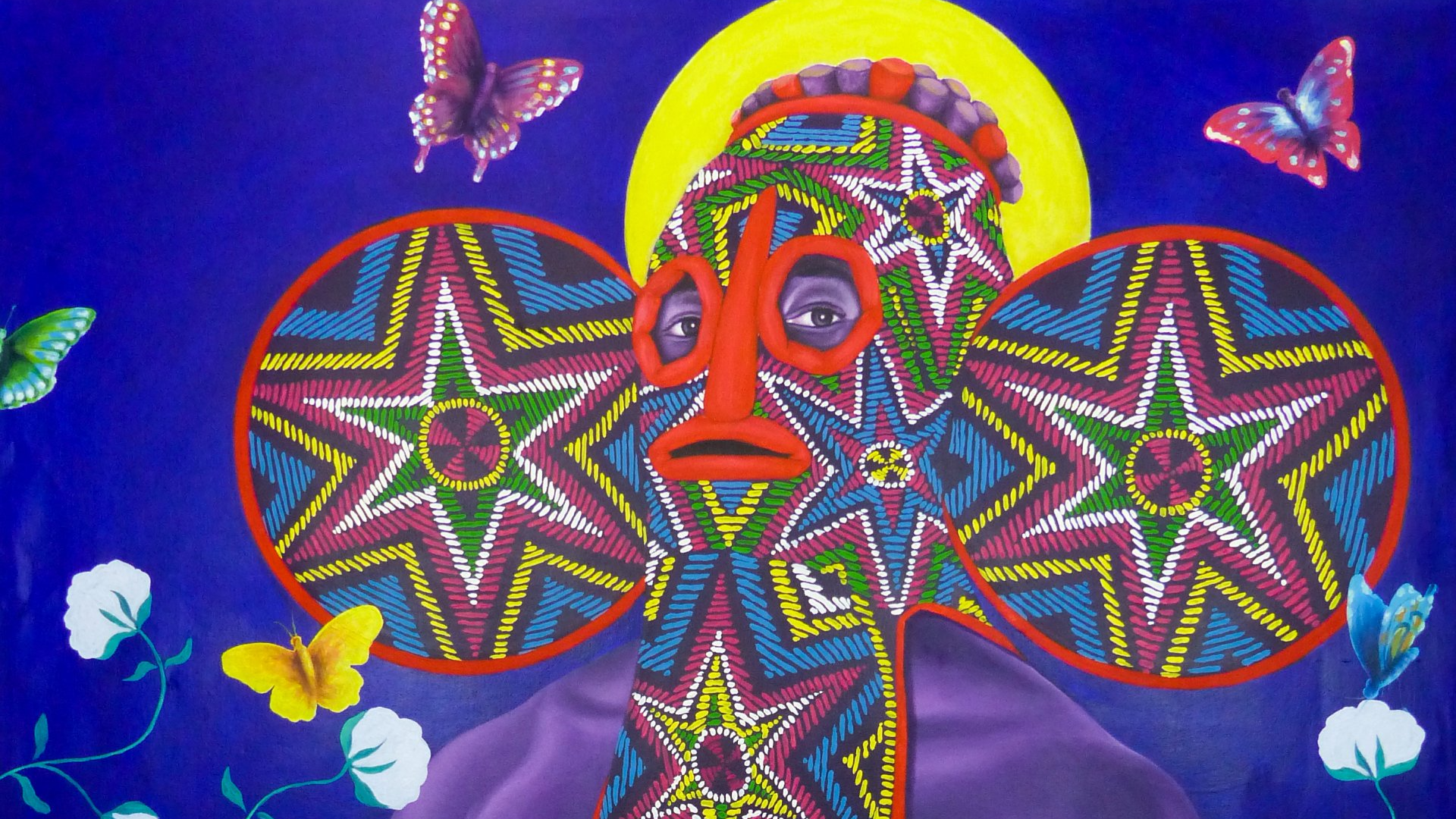 Mémoire d'éléphant, 2017, acrylique sur toile, 170x150 cm