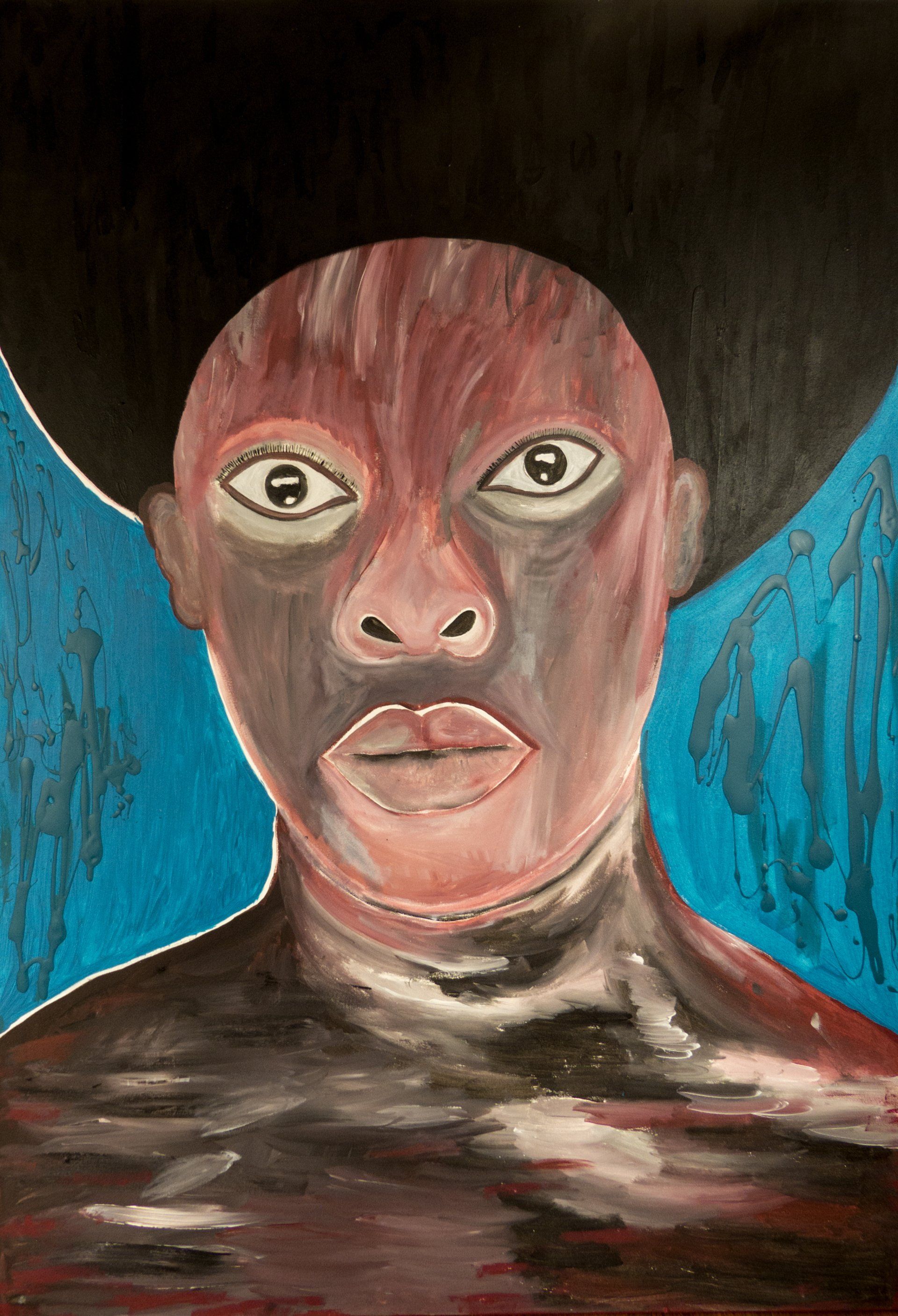 LIYEMA, 2021, acrylique sur toile, 180 x 120 cm