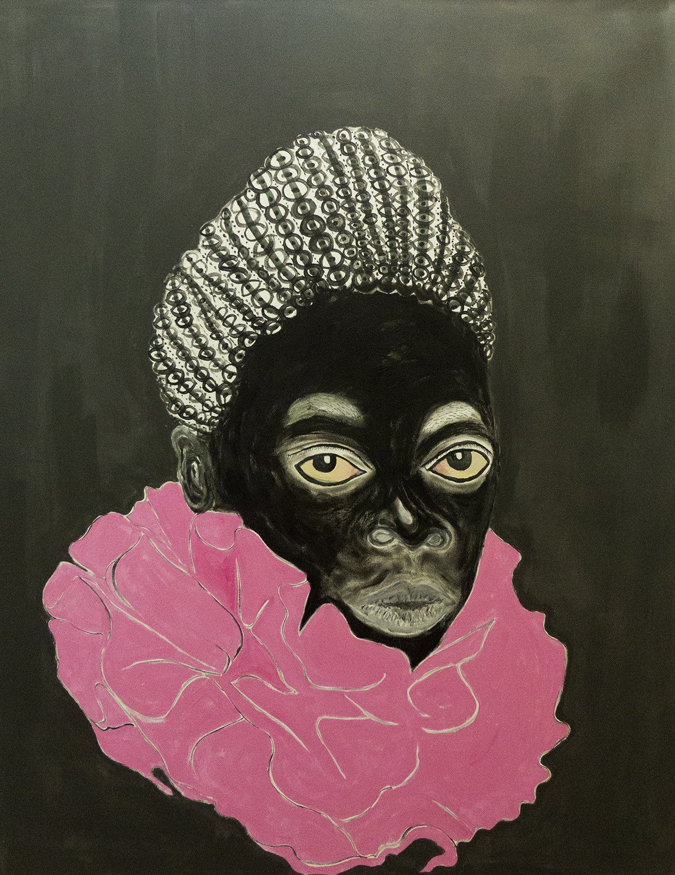 Makhosonke, 2021, acrylique sur toile, 150x120 cm