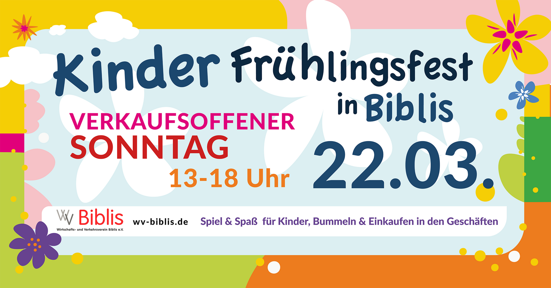 Feste Kinderfrühlingsfest verkaufsoffener Sonntag Biblis Südhessen Bergstraße Ried