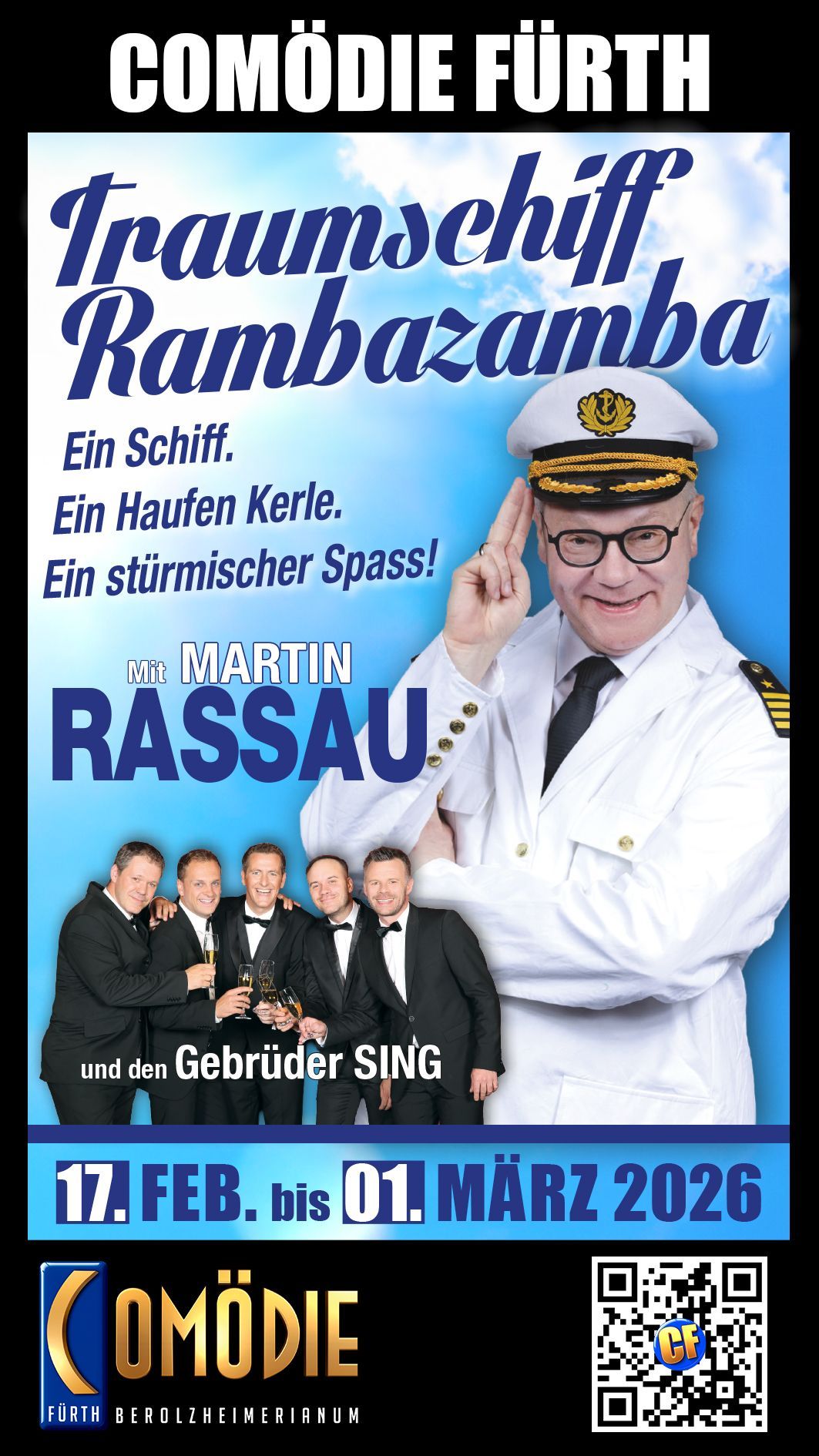 Traumschiff Rambazamba mit Martin Rassau und den Gebrüdern Sing