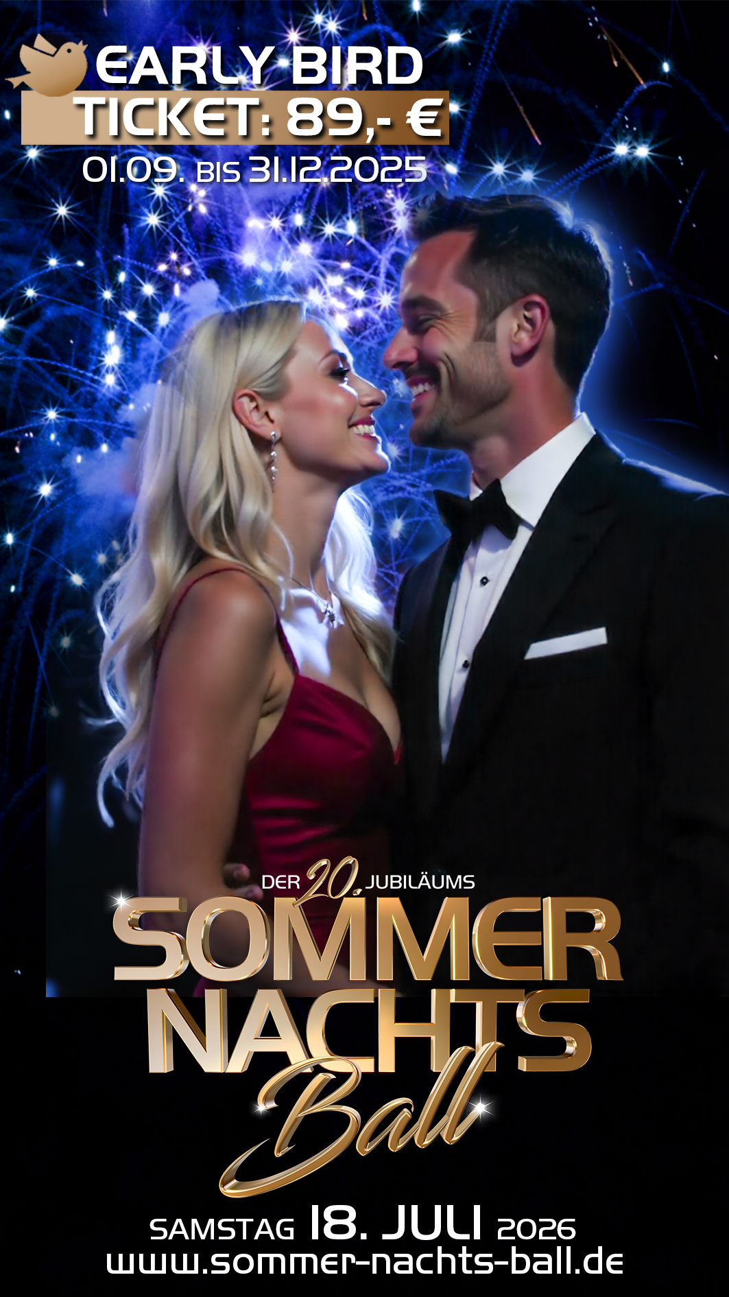 hier gibt´s die Tickets Sommer Nachts Ball am 18. Juli 2026