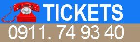 Unsere Tickethotline 0911749340