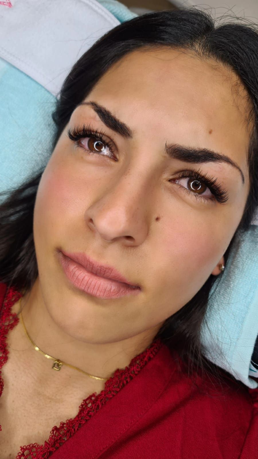 Ergebnis einer 1:1 Wimpernverlängerung