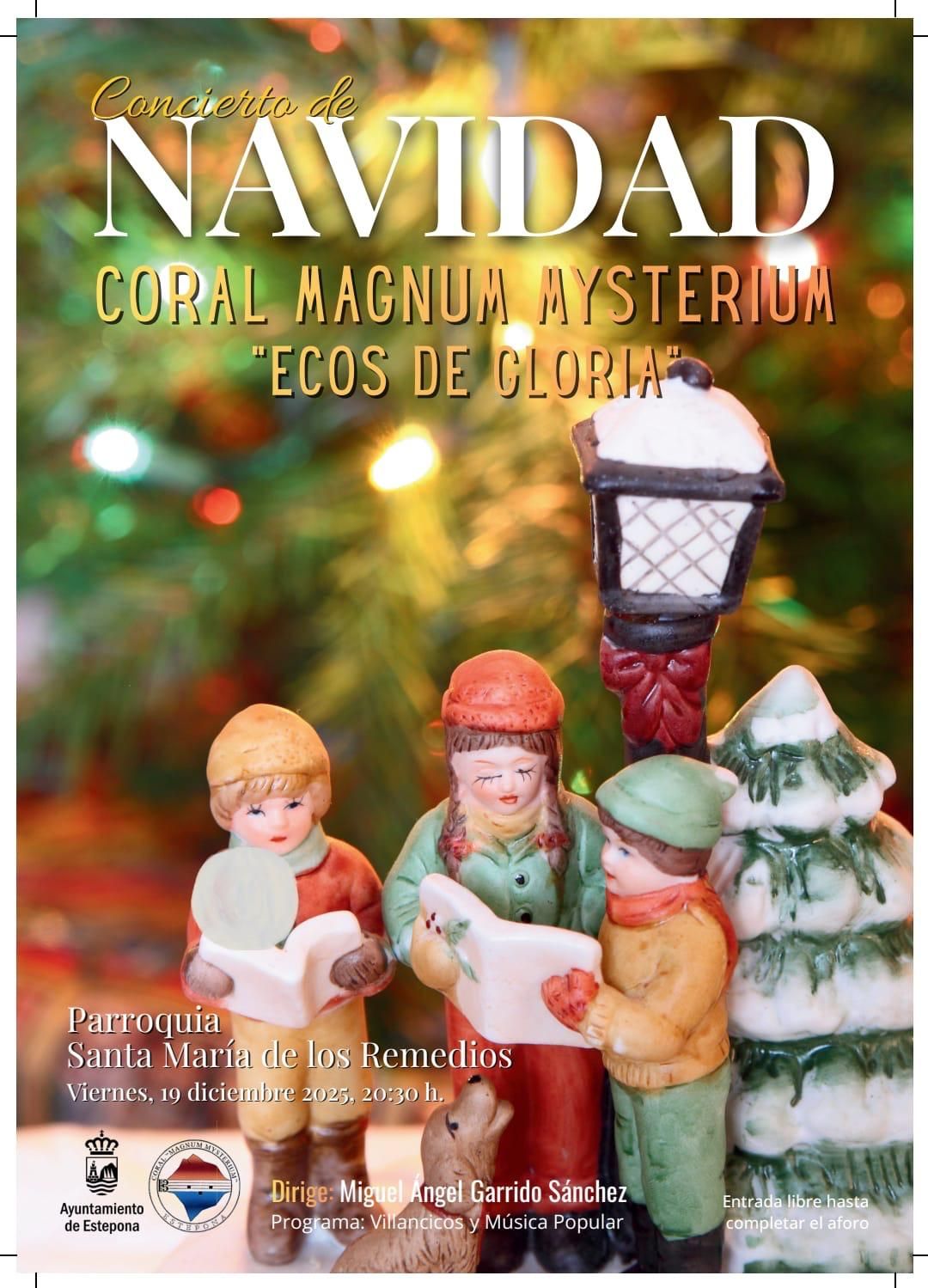 CONCIERTOS:
- Viernes 22 de marzo a las 20h en la parroquia de Nueva Andalucía
- Sábado 23 de marzo a las 20h en el Centro Cultural Mirador del Carmen de Estepona