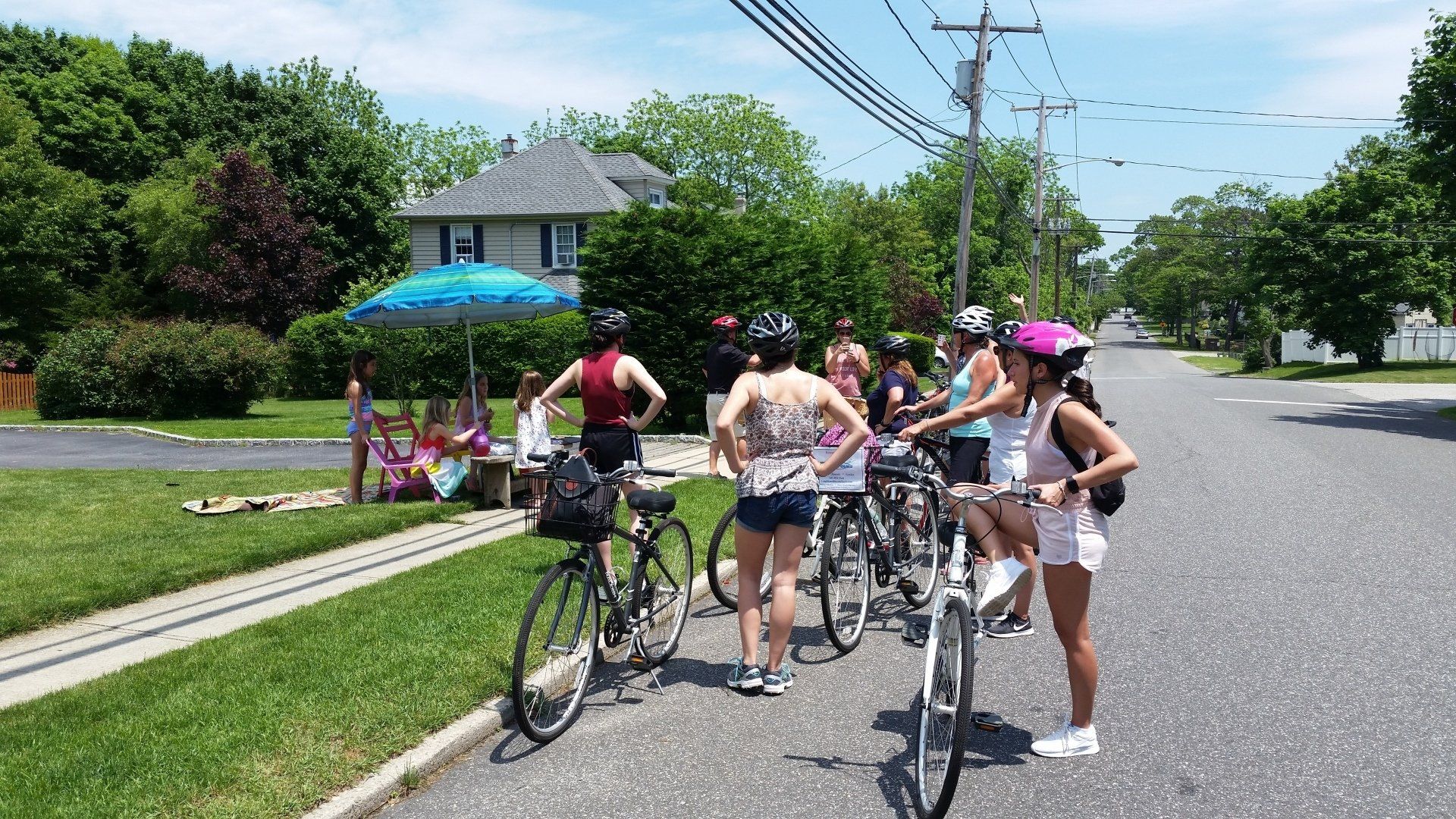 Stopping for a cold drink