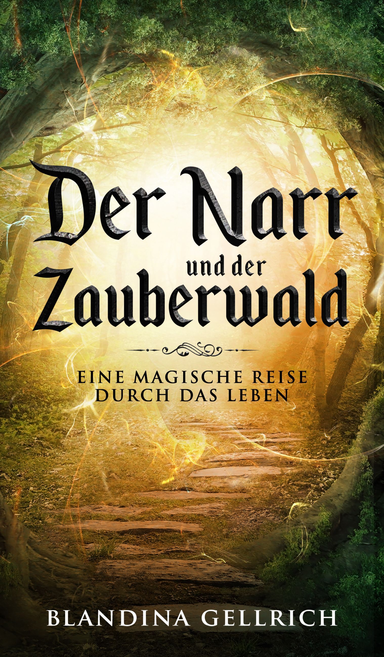 Entrance to the enchanted forest. The book cover.