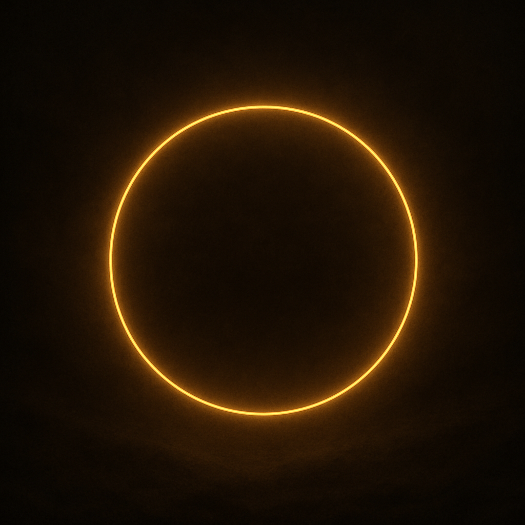 seelenwandel-resonanzraum-lichtbild.jpg Ein goldener Lichtkreis auf einer weichen, dunklen Fläche – Symbol für den inneren Seelenraum, der sich öffnet, wenn das Ich sich wandelt.