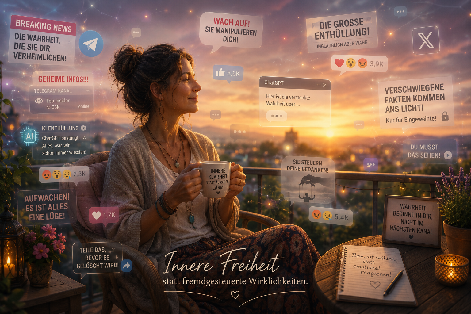 Innere Ruhe zwischen KI, Medien und Manipulation