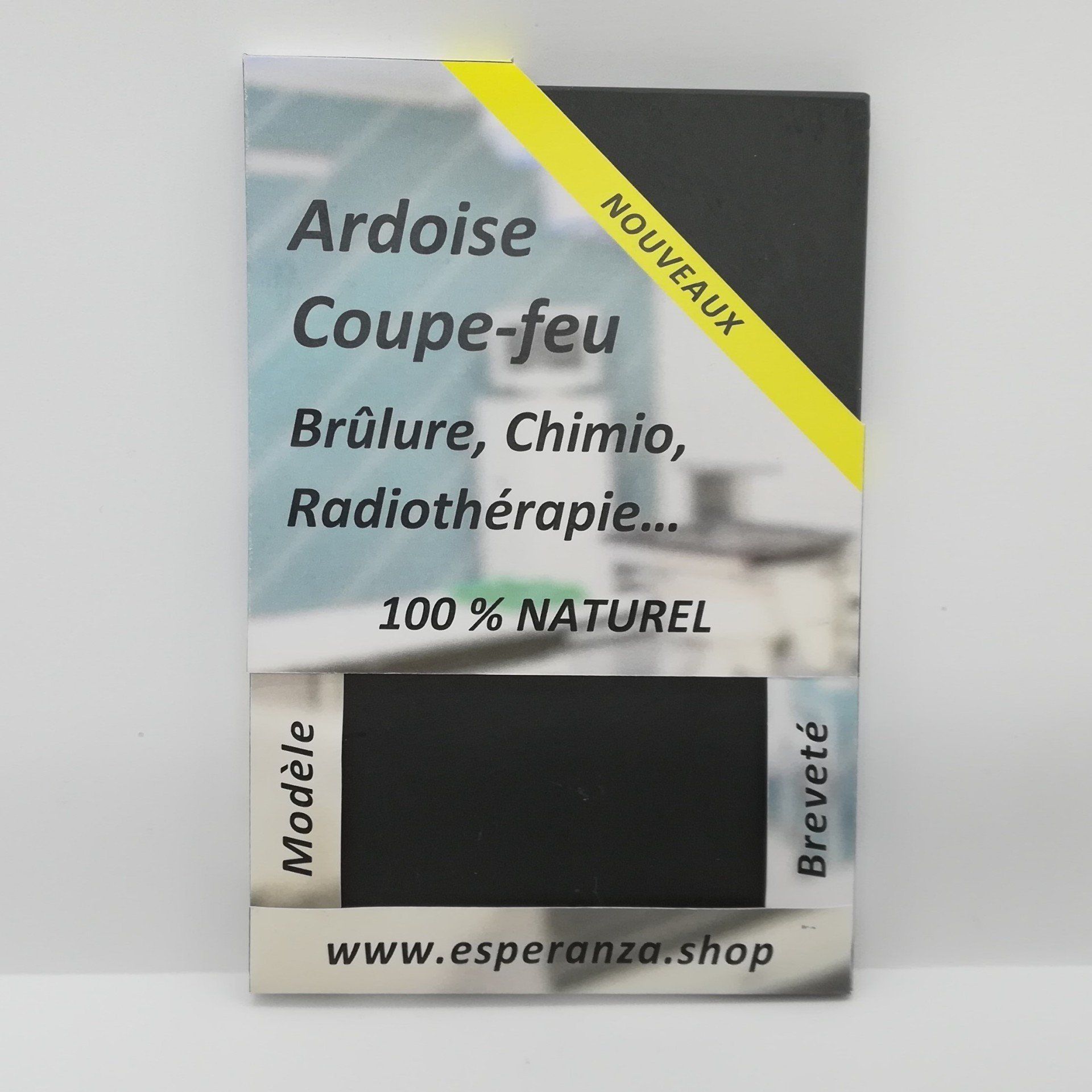 Ardoise coupe feu, coupeur de feu, barreur de feu