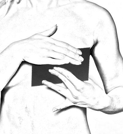 position de l'ardoise coupe-feu pour une brulure du sein