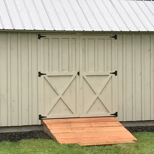 Extra Double Doors With Ramp