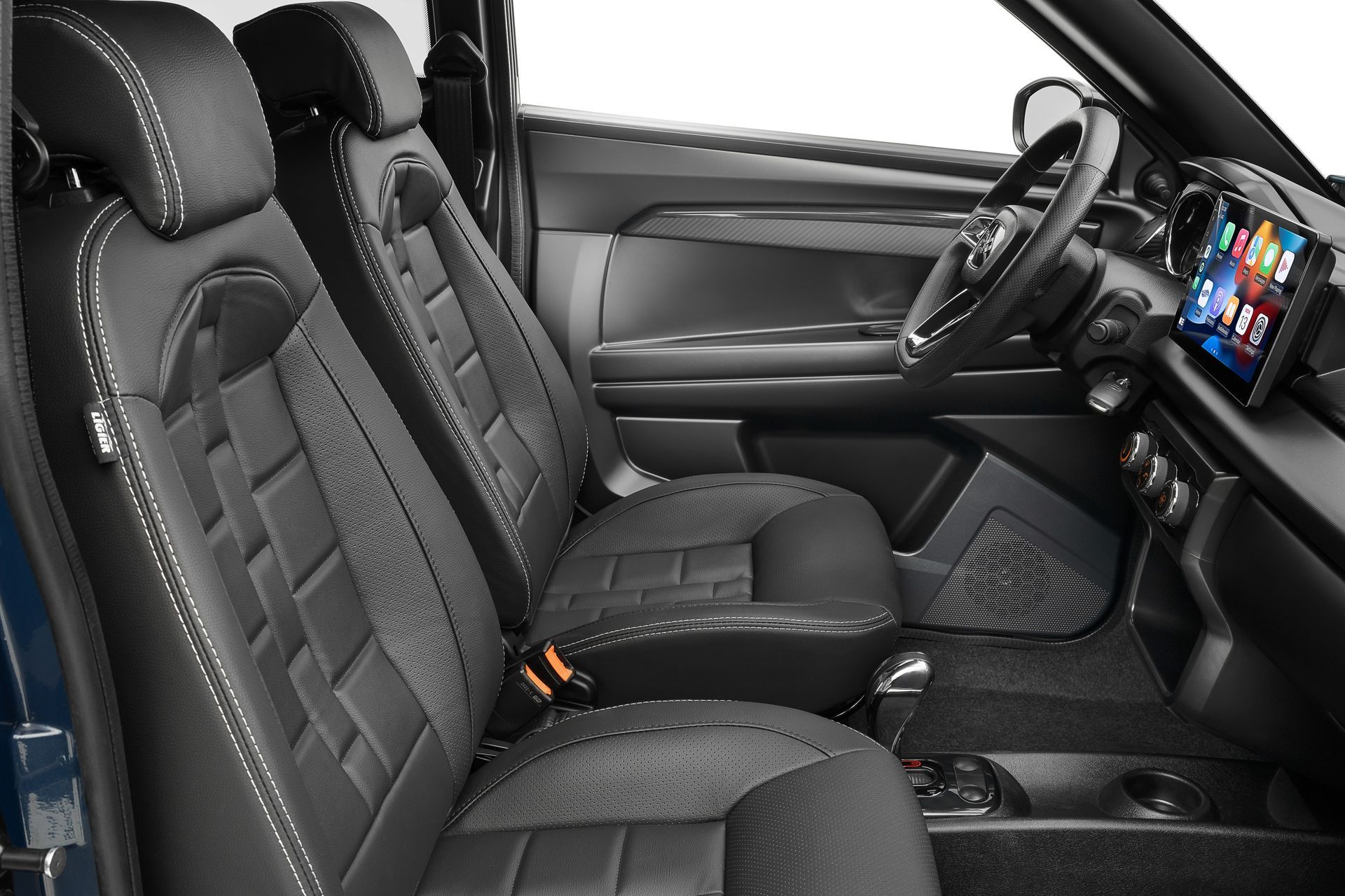 Carbon-Verzierungen im Innenraum