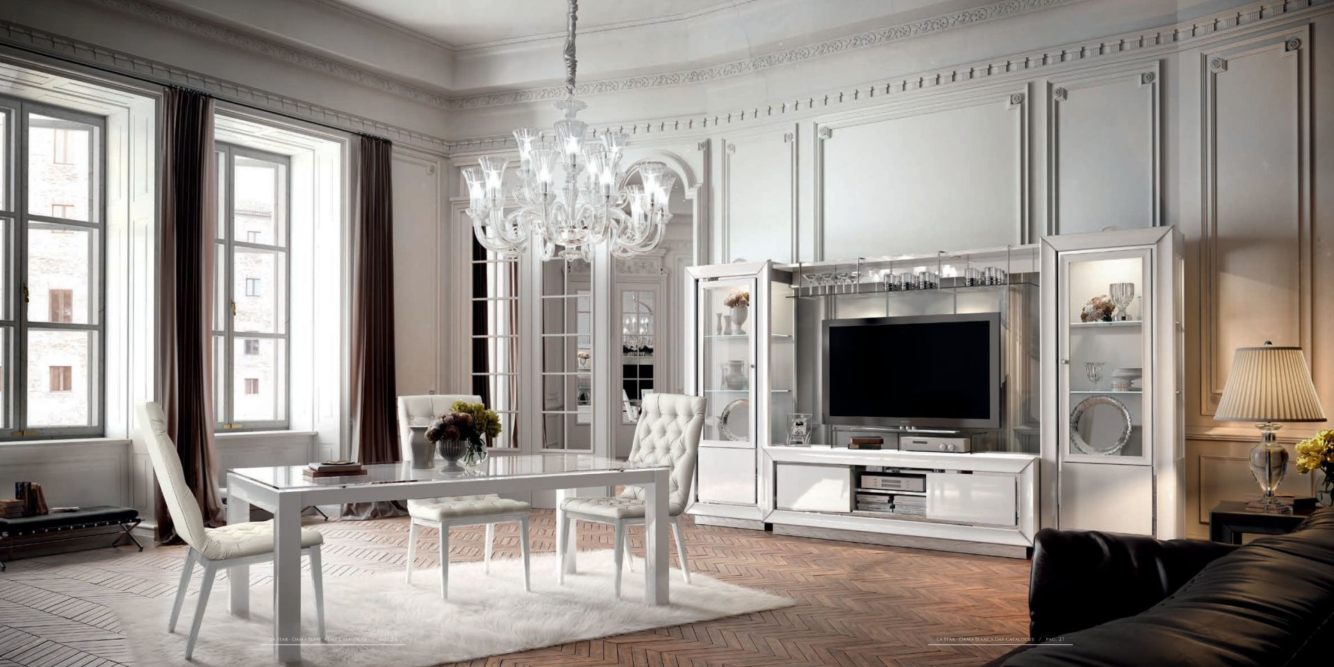 Wohnzimmer Möbel Esszimmer Möbel La Star Camel weiss weiß