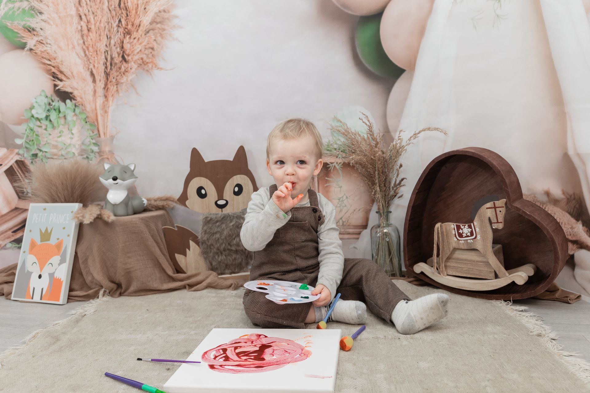 Shooting bébé Photographe shooting photo d'anniversaire de bébé Saint-Etienne