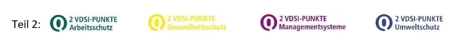 VDSI Weiterbildungspunkte für unsere Weiterbildungen