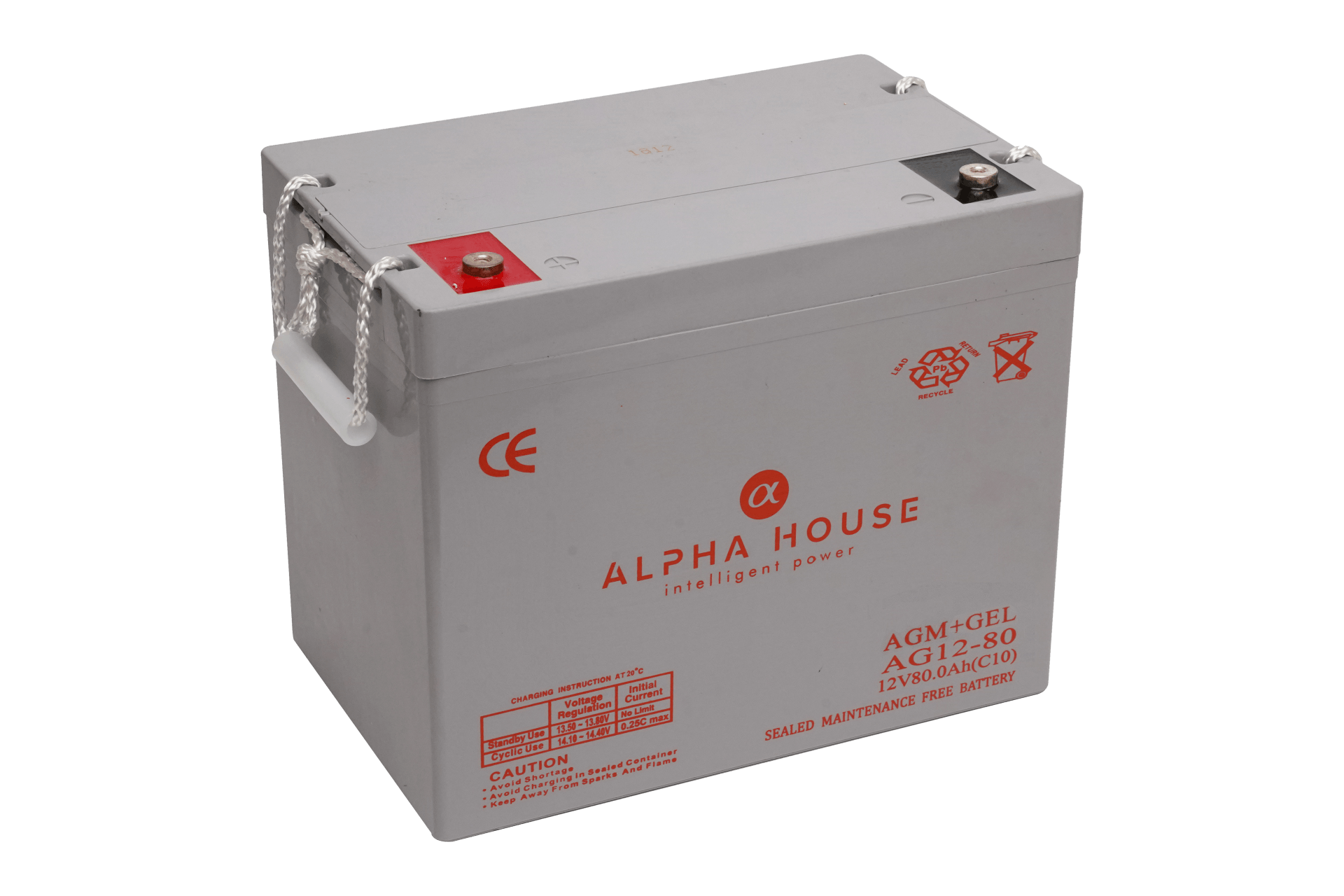 AG12-80 12V 80AH T16 AGM+GEL