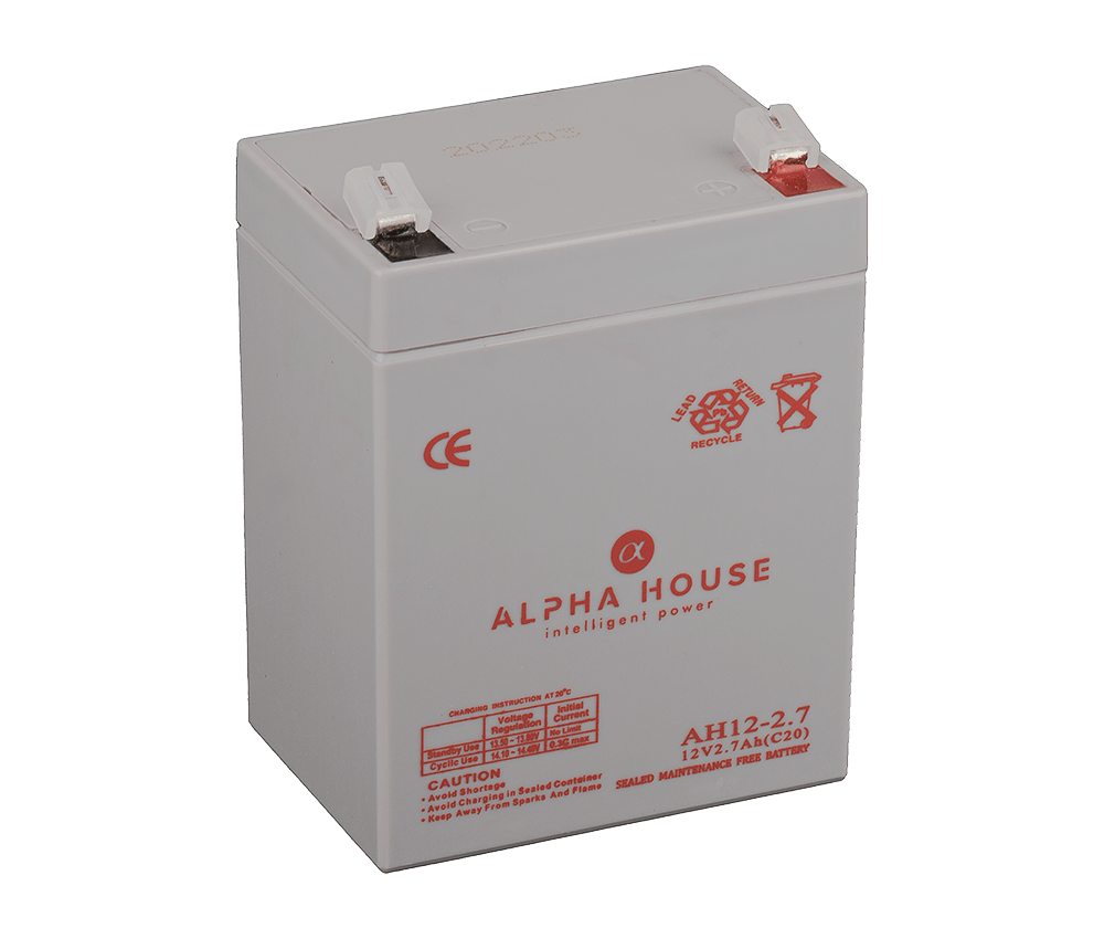 AH12-2.7 12V 2.7AH T1