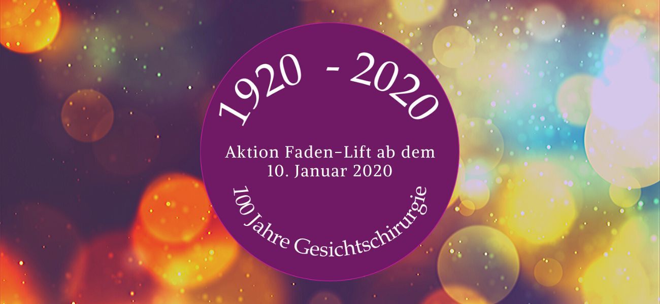 Aktion Fadenlift mit 20% Rabatt plastische Chirurgie Wieners und Pantlen, Berlin