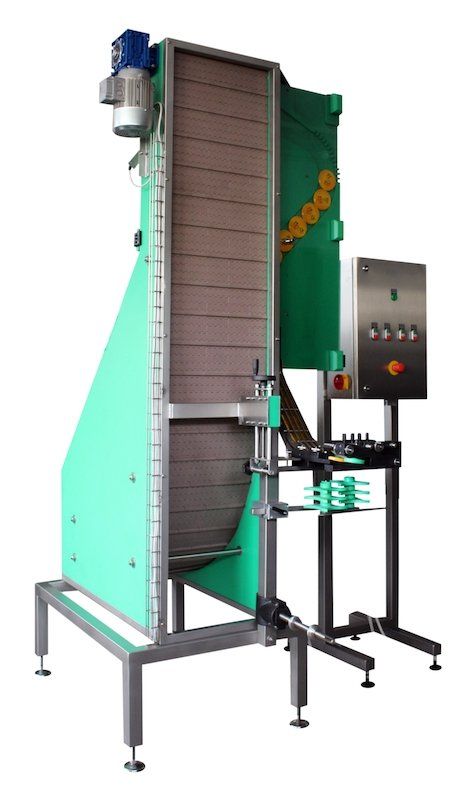 Maschine für Zuführung und Sortierung der Verschlüsse von Schraubgläsern, Verdeckler, Gläserverschließmaschine, Twist-Off Gläser Zuführer Maschine für Zuführung und Sortierung der Verschlüsse von Schraubgläsern, Verdeckler, Gläserverschließmaschine, Twist-Off Gläser Zuführer