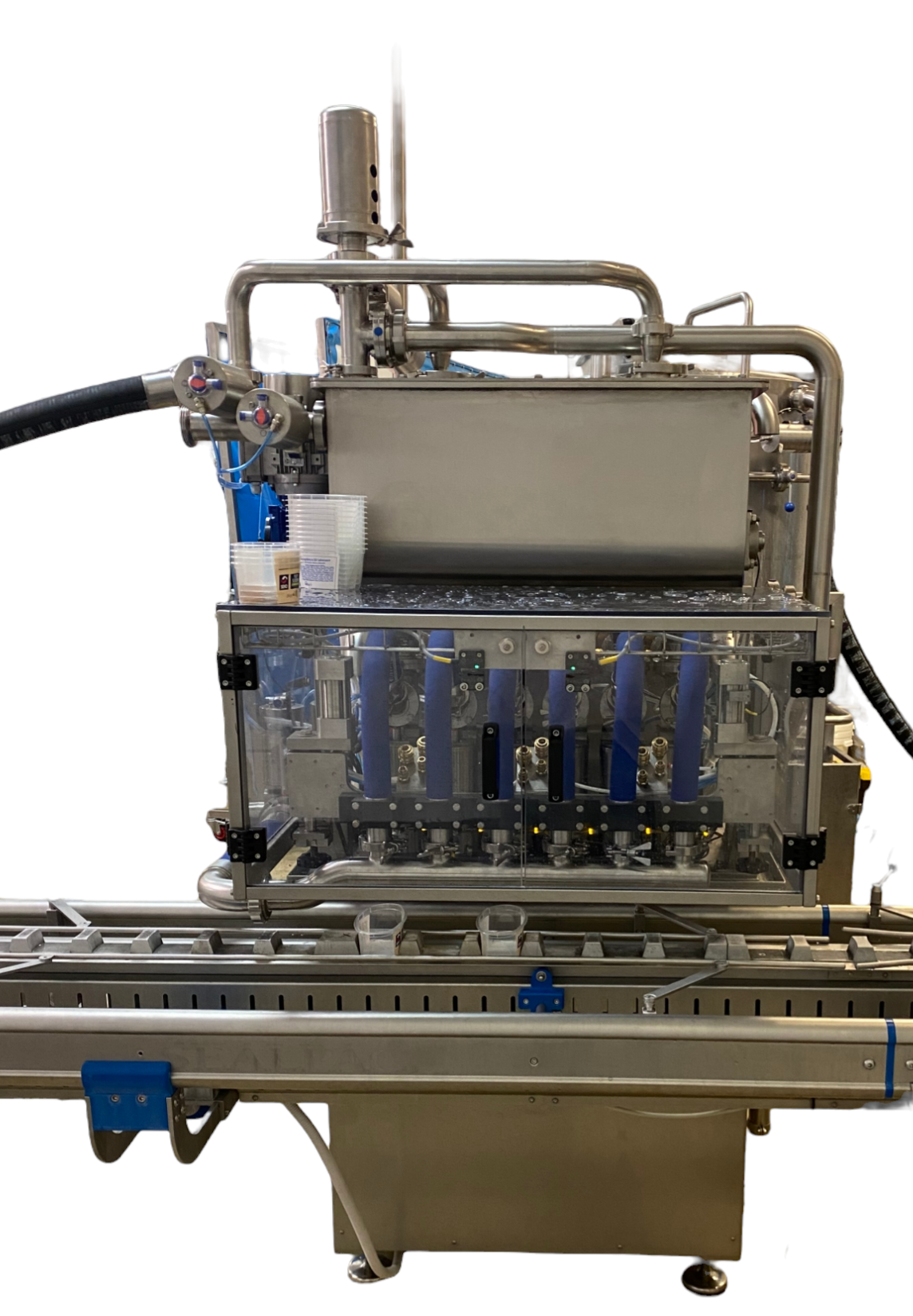 Mehrkolbendosierer Fertigprodukte Lebensmittel in Glas, Dose - Abfülltechnik - Dosiertechnik
