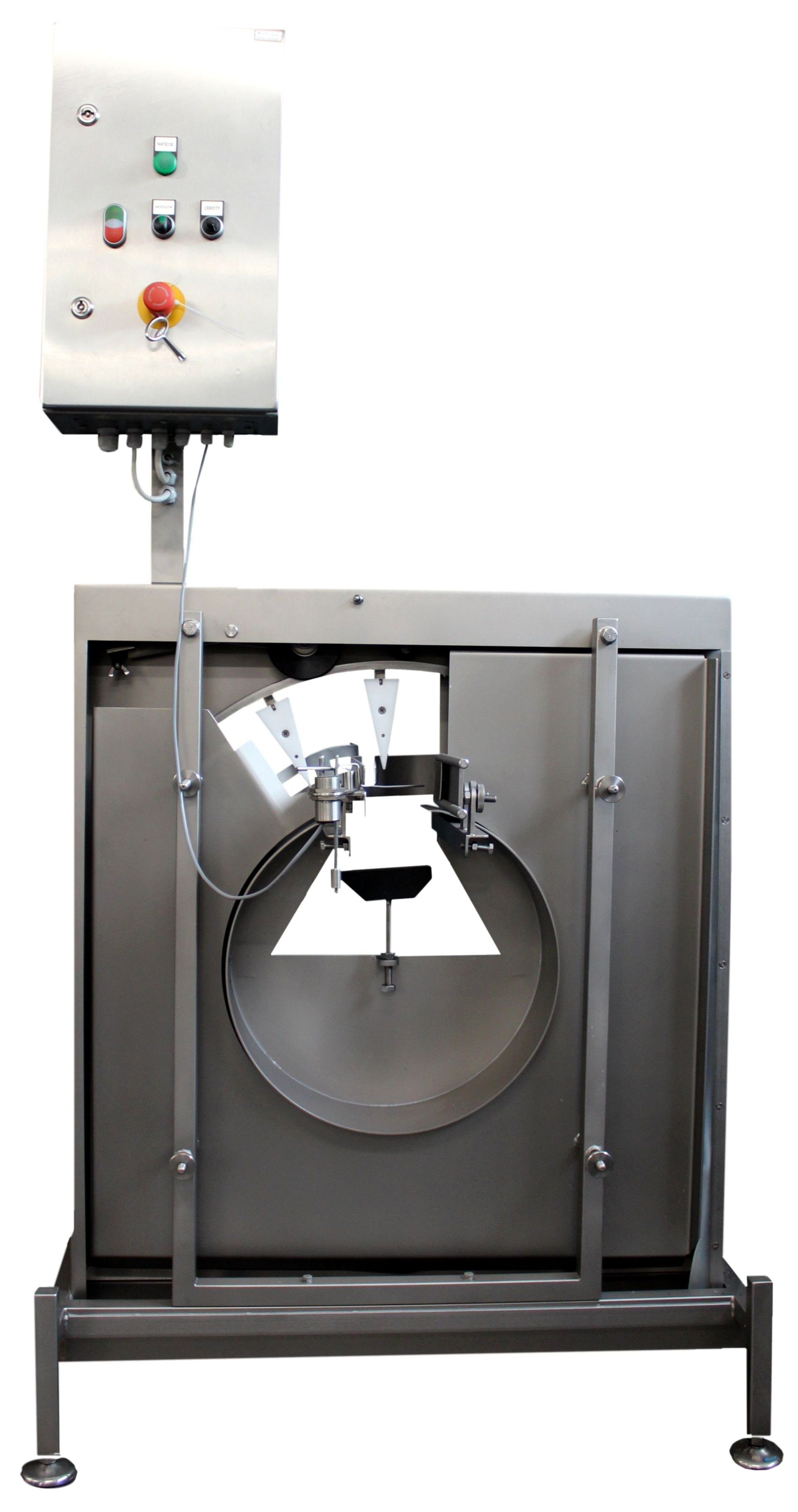 Ausblasmaschine für Gläser / Flaschen zum Entfernen von Fremdkörpern aller Art Maschine zur Reinigung von Gläser, Flaschen, Dosen vor der Abfüllung, Ausblasmaschine für Gläser / Flaschen zum Entfernen von Fremdkörpern aller Art, Dreh-Spülanlage