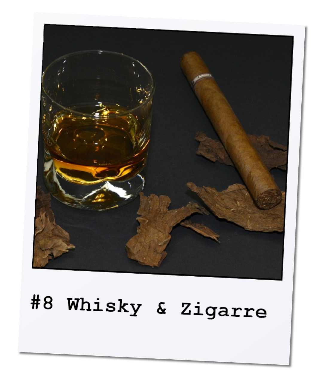 Whisky Tasting Set Whisky und Zigarre