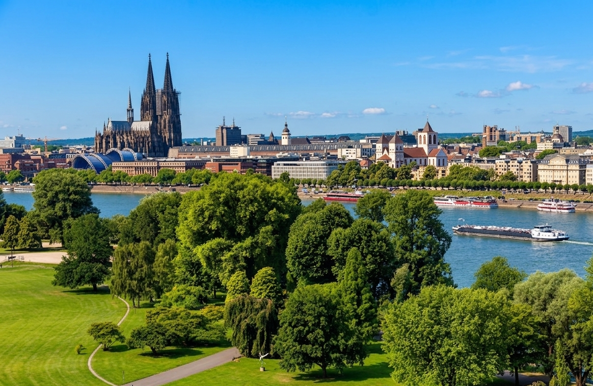 Whisky Wanderung Rheinpark Köln