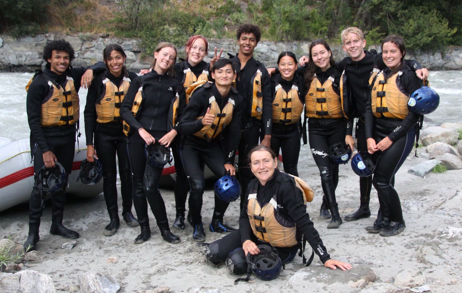 Rafting, attività sportiva di gruppo