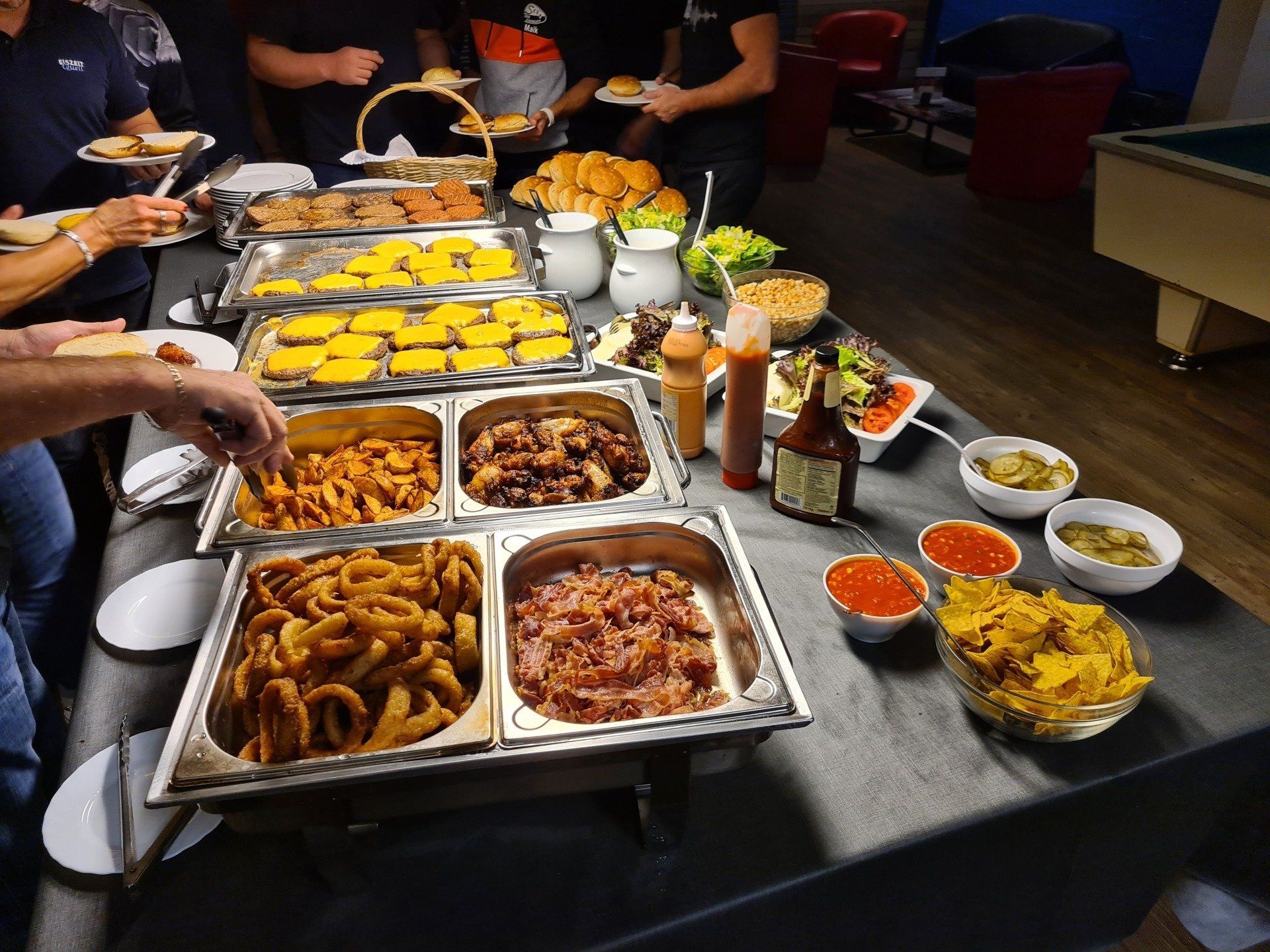 Firmenveranstaltung Burgerbuffet Bild: Burgerbuffet