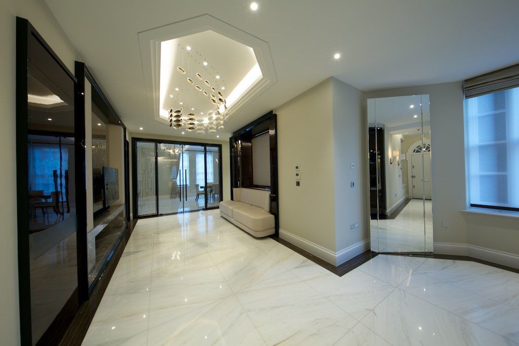 Residential interiors - marble and stone installation