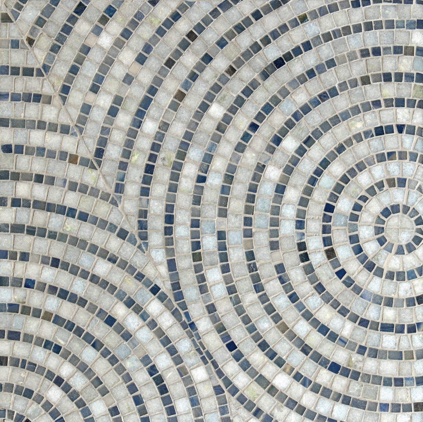 Curve contemporary mosaic