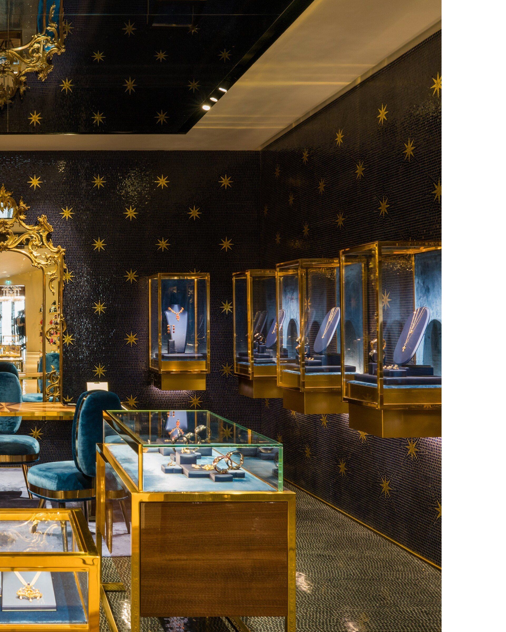 Dolce & Gabbana showroom Venice jewellery room mosaic detail