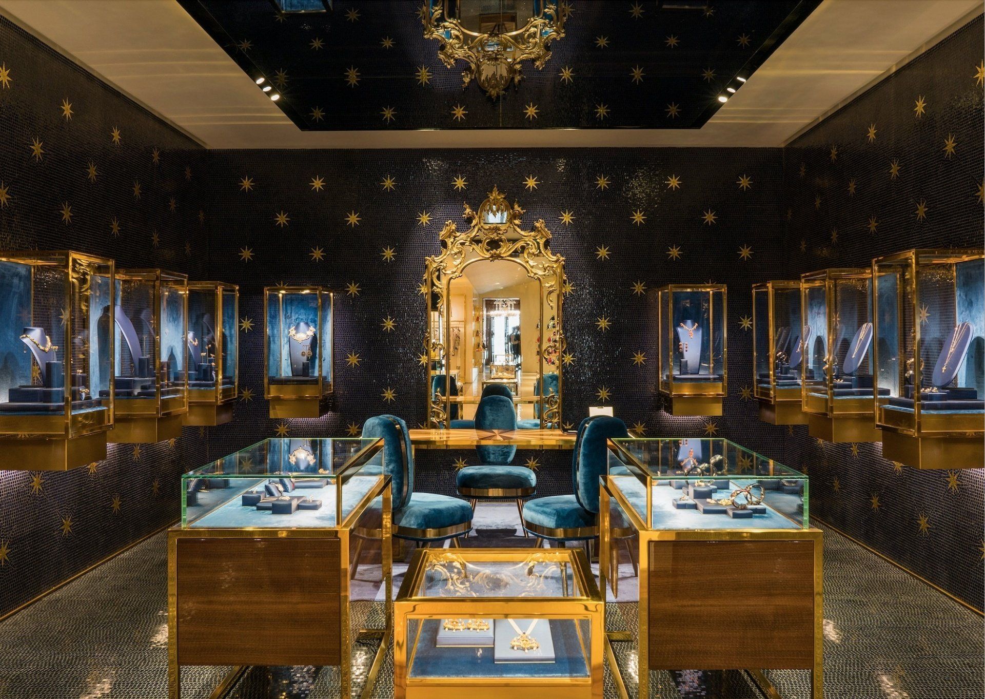 Dolce & Gabbana showroom Venice jewellery room mosaic